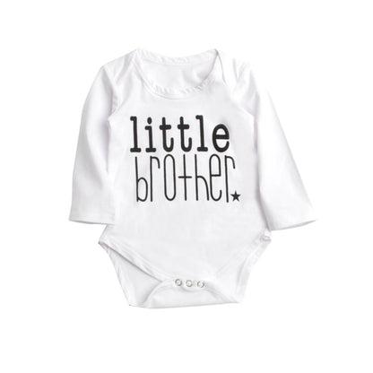 Twins Clothes Letter Long Sleeve T Shirt